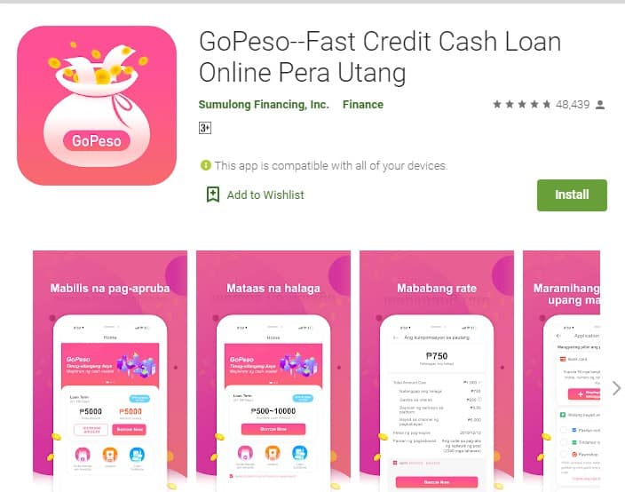 GoPeso Fast cash loan online
