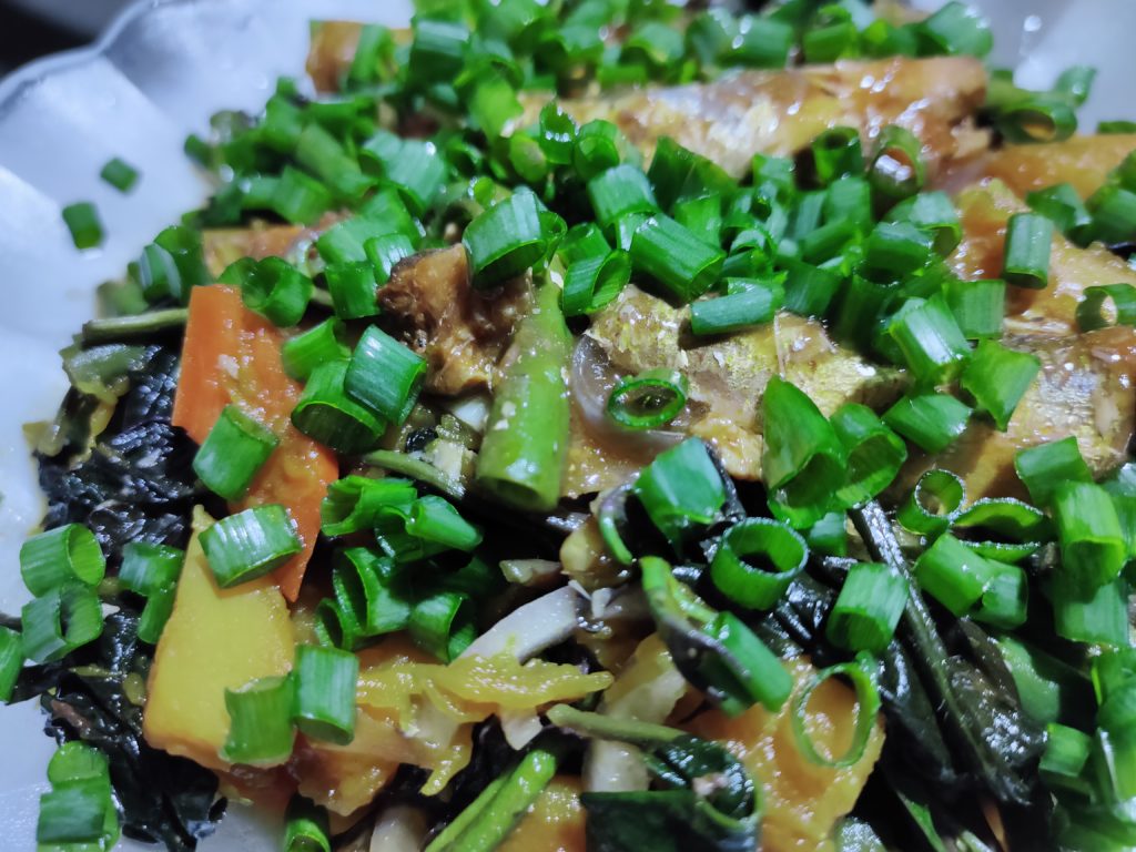 Nutritious talbos ng kamote salad to boost the immune system to help prepare the body for possible COVID-19 infection