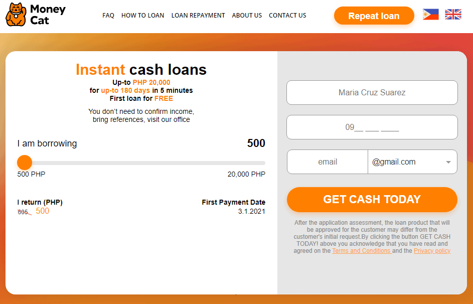 moneycat loan