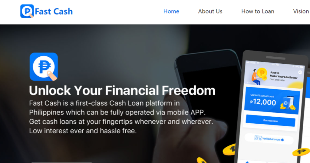 quick cash loan app- a picture showing the quick cash loan app Fast Cash